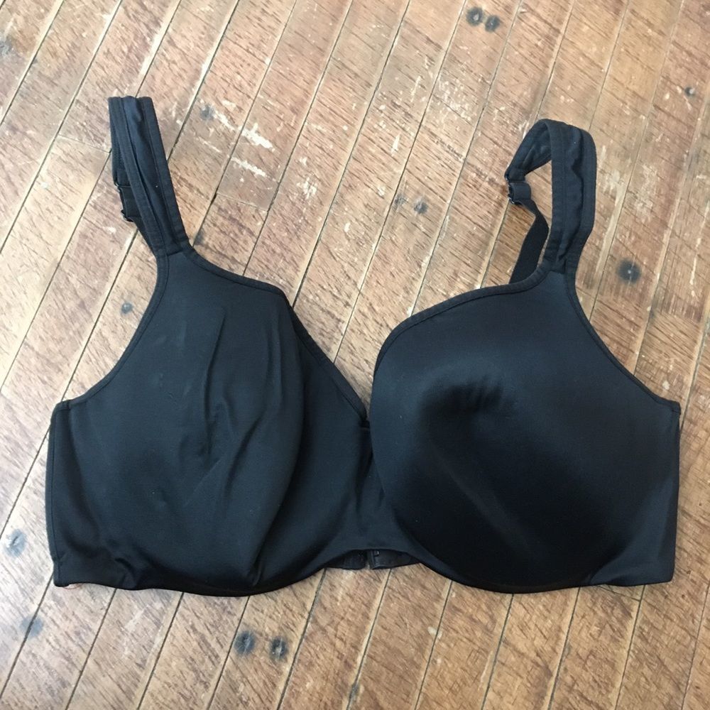 Cacique 42DD black full figure curvy girl everyday bra